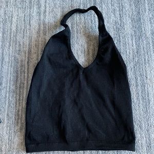 black urban halter top